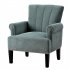  US Direct  Accent Rivet Tufted Polyester Armchair  Bed Room Seat Household Furniture Mint Green