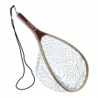 US Achicoo Fly Fishing Landing Net Trout Bass Rubber Catch and Release Fish Net
