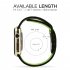  US Direct  Apple Watch Band 42mm Soft Silicone Quick Release Replacement Strap for Apple iWatch Series 1 Series 2 Black and Green