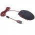  US Direct  Aula Spider Queen 800 1200 1600  2000 Four Gear DPI Red backlight Comfortable Ergonomic Design Game Mice  Black