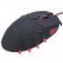  US Direct  Aula Spider Queen 800 1200 1600  2000 Four Gear DPI Red backlight Comfortable Ergonomic Design Game Mice  Black