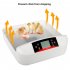  US Direct  Automatic  Incubator American Standard Abs Transparent 56 Eggs Incubator For Household Laboratory White