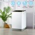  US Direct  Automatic  Washing  Machine 8 Lbs Load Capacity Portable Washer With 10 Washing Programs white