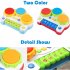  US Direct  Baby  Electric  Hand  Drum Colorful Light 4 Musical Instruments   6 Animal Sounds Excellent Early Education Toys For Toddler As shown