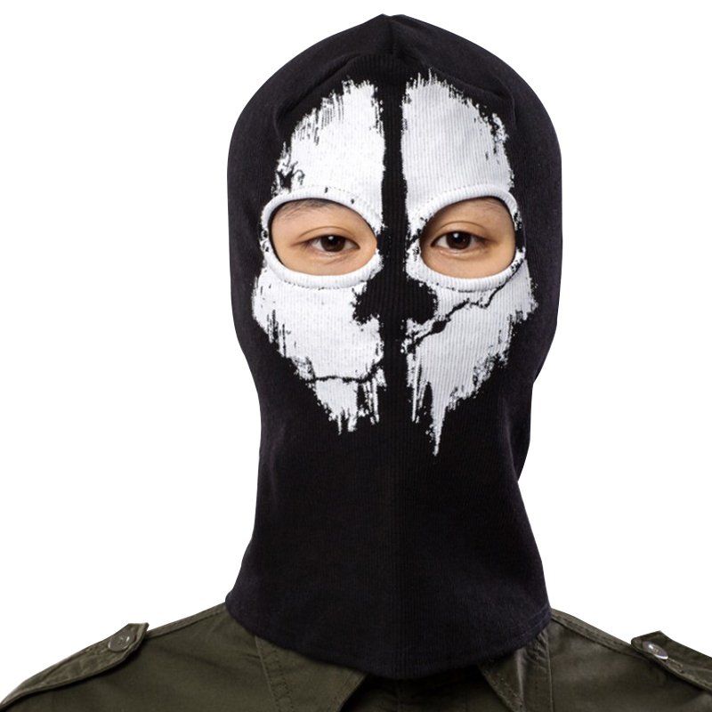 US Balaclava Hood Face Ghost Skull Mask Call Of Duty Biker Halloween Skateboard Cos