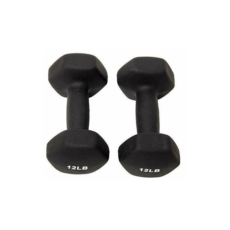 US BalanceFrom Colored Neoprene Coated Dumbbell Set with Stand DB-5812 53*28*20
