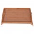  US Direct  Bamboo Tea  Table Bed Tray With Folding Legs For Serving Breakfast Laptop Computer Tray Snack Tray Wood color