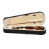  US Direct  Basswood 1 2 Acoustic Violin with Case Bow Rosin Inside Soft Box Natural Violin Musical Instruments Natural color