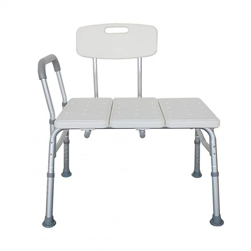 US Bathroom Safety Shower Chair 10-level Height Adjustable Bath Chair