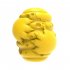  US Direct  Bear Paw Shape Dog  Chewer Multi functional Rubber Chewing Toy For Dog Food Leaking Ball yellow