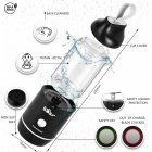  US Direct  Bear Portable Blender with 11 84oz BPA Free Tritan Blender Bottles  USB Rechargeable Blenders for Shakes and Smoothies Blue  20 18 12