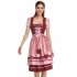  US Direct  Beer Service Ladies Red Wave Point Love Apron Three piece red l