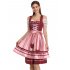  US Direct  Beer Service Ladies Red Wave Point Love Apron Three piece red XL