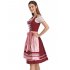  US Direct  Beer Service Ladies Red Wave Point Love Apron Three piece red 2XL