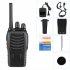  US Direct  Bf 88a 5 00w Analog Walkie talkie With Earphone Frs Frequency Hand held Integrated Charger Walkie Talkie US Plug