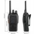  US Direct  Bf 88a 5 00w Analog Walkie talkie With Earphone Frs Frequency Hand held Integrated Charger Walkie Talkie US Plug