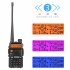  US Direct  Bf uv5r 5w Dual band Walkie talkie With Earphone Led Flashlight 1 5  Lcd Display Vhf 136 174mhz   Uhf 400 520mhz Walkie Talkie black