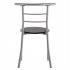  US Direct  Breakfast Table Ergonomic Design Space saving Dining Table For Balcony Garden Courtyard  1 Table 2 Chairs   80x53x76cm  black