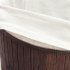  US Direct  Bucket Type Folding Laundry  Hamper With Lid Washing Basket Cleaning Accessories Dark brown