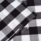 US WHIZMAX Buffalo Check Plaid Tie Up Curtain Shade 100% Polyester Fabric Fit Window Curtain Treatments