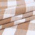  US Direct  CAROMIO 2PCS Buffalo Check Rod Pocket Window Curtain Home Decor Window Treatments Small Window Curtains Set