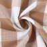  US Direct  CAROMIO 2PCS Buffalo Check Rod Pocket Window Curtain Home Decor Window Treatments Small Window Curtains Set