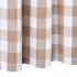  US Direct  CAROMIO 2PCS Buffalo Check Rod Pocket Window Curtain Home Decor Window Treatments Small Window Curtains Set