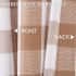  US Direct  CAROMIO 2PCS Buffalo Check Rod Pocket Window Curtain Home Decor Window Treatments Small Window Curtains Set