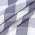  US Direct  CAROMIO 2PCS Check Rod Pocket Window Curtain Home Decor Window Treatments Small Window Curtains Set Gray 26  36  2