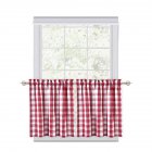 US BUFFALO 2PCS Buffalo Check Rod Pocket Window Curtain Home Decor Window Treatments Small Window Curtains Set