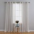  US Direct  CAROMIO 52 W Sheer Curtains for Living Room Bedroom   Beige