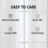  US Direct  CAROMIO 52 W Sheer Curtains for Living Room Bedroom   Beige