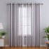  US Direct  CAROMIO 52 W Sheer Curtains for Living Room Bedroom   Purple