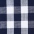  US Direct  CAROMIO Buffalo Check Rod Pocket Window Valance Home Decor Window Treatments Navy Blue 52  15 