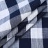  US Direct  CAROMIO Buffalo Check Rod Pocket Window Valance Home Decor Window Treatments Navy Blue 52  15 
