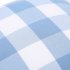  US Direct  CAROMIO Cotton Pillowcase Breathable Plaid Pattern Pillow  Cover with Smooth Zipper for Living room Bedroom