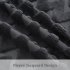  US Direct  CAROMIO Sherpa Fleece Soft Plush Jacquard Fluffy Throw Blanket   Grey