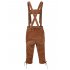  US Direct  CLEARLOVE Men s Stylish Embroidery Strap Pants Vintage Faux Fleece Party Dress Pants for Oktoberfest Khaki S