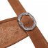  US Direct  CLEARLOVE Men s Stylish Embroidery Strap Pants Vintage Faux Fleece Party Dress Pants for Oktoberfest Khaki S