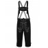  US Direct  CLEARLOVE Men s Stylish Embroidery Strap Pants Vintage Faux Fleece Party Dress Pants for Oktoberfest Black S