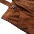  US Direct  CLEARLOVE Men s Stylish Embroidery Strap Pants Vintage Faux Fleece Party Dress Pants for Oktoberfest Khaki 2XL