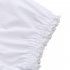  US Direct  CLEARLOVE Women s Bavarian Oktoberfest Traditional Dirndl Blouse Beer Garden Drawstring Crop Top white L