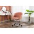  US Direct  COOLMORE     Swivel   office  Chair  for  Living  Room Bed  Room   Modern  Leisure  adjustable office  Chair  Pink