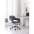  US Direct  COOLMORE     Swivel  Shell  Chair  for  Living  Room Bed  Room   Modern  Leisure office  Chair   Gray 