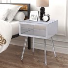 [US Direct] COOLMORE MIRROR END TABLE  MIRROR NIGHTSTAND   END&SIDE TABLE