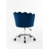  US Direct  COOLMORE   Swivel Shell Chair for Living Room Bed Room  Modern Leisure office Chair  Blue