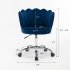  US Direct  COOLMORE   Swivel Shell Chair for Living Room Bed Room  Modern Leisure office Chair  Blue