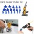  US Direct  Car Repair Tool Practical Hardware Tools Dent Lifter Repair Dent Puller 18 Tabs Hail Removal Tool Set Gold