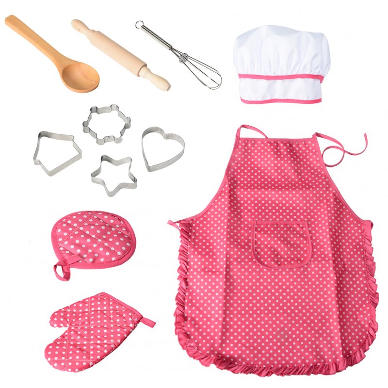 US YIWA Role Play Set with Dress up Costume and Kitchen Accessories
