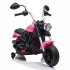 US Direct  Children Electric Motorcycle With Auxiliary Wheel Single Drive 6v 4 5ah Electric Motorcycle Toy With Led Headlights pink